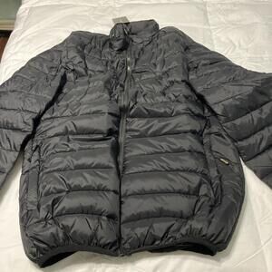 Grand Casino Puffer Coat, Black, Size XL